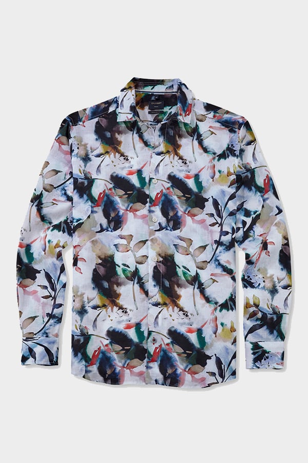 ΛΙΝΟ ΠΟΥΚΑΜΙΣΟ OLYMP - 00 ΛΕΥΚΟ